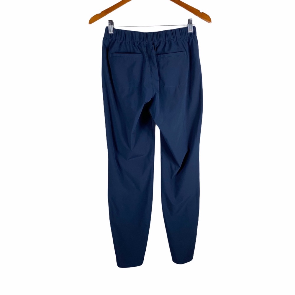 Athleta Navy Blue Zip-Pocket Joggers - Picture 3 of 4